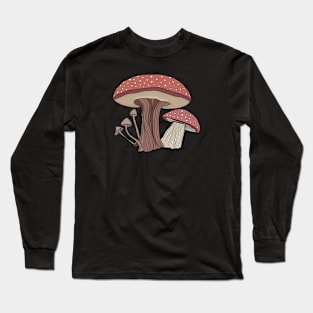 Mushrooms Long Sleeve T-Shirt